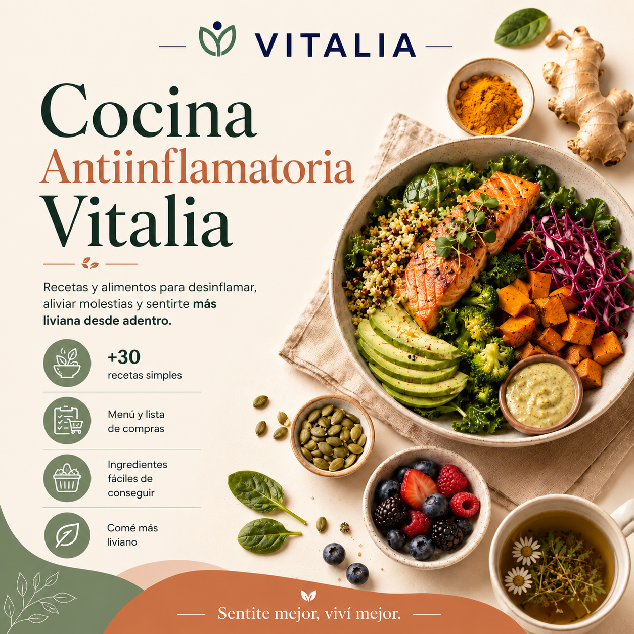 Cocina Antiinflamatoria Vitalia